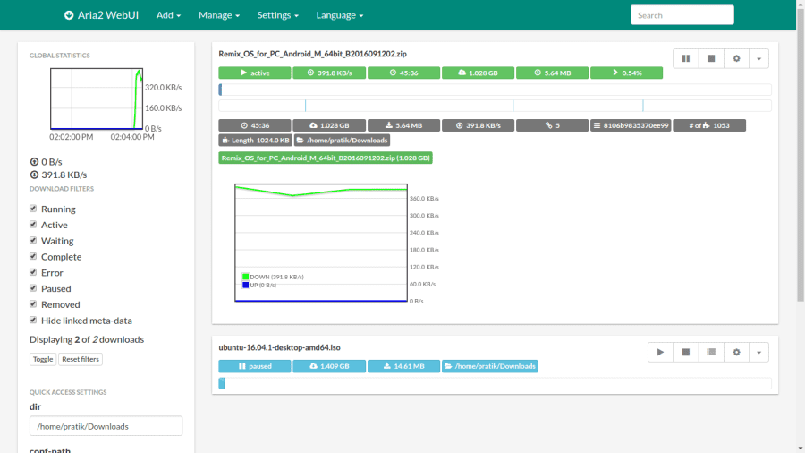 best torrent downloader linux