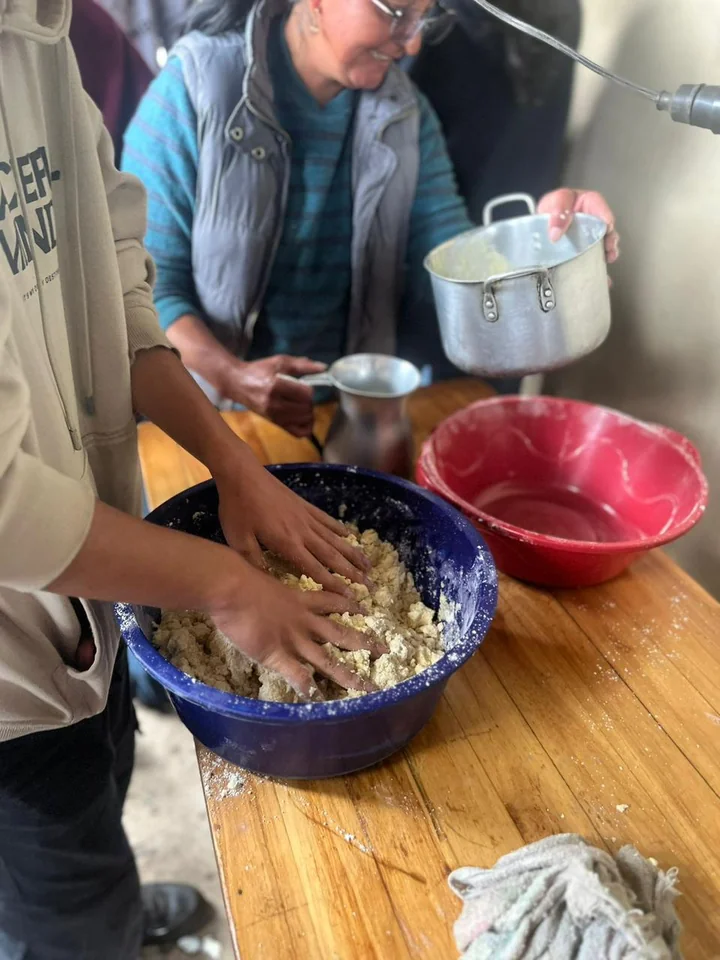 Creación masa arepa