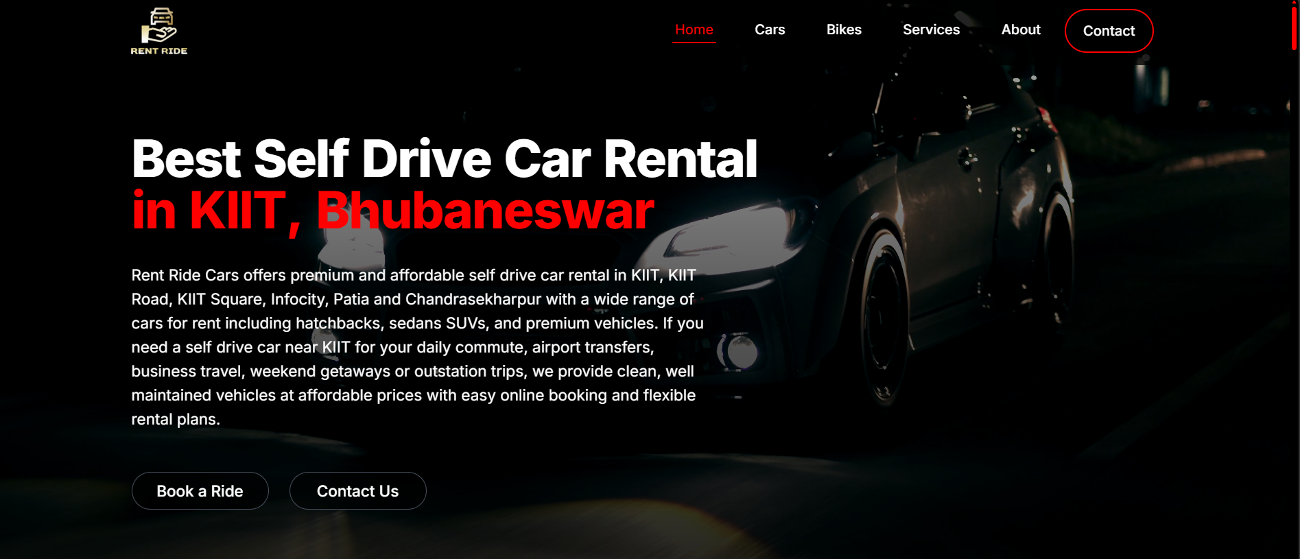 Rent Ride Car