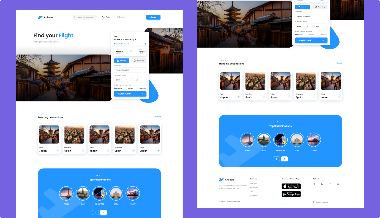 Landing Page Ankasa Ticketing