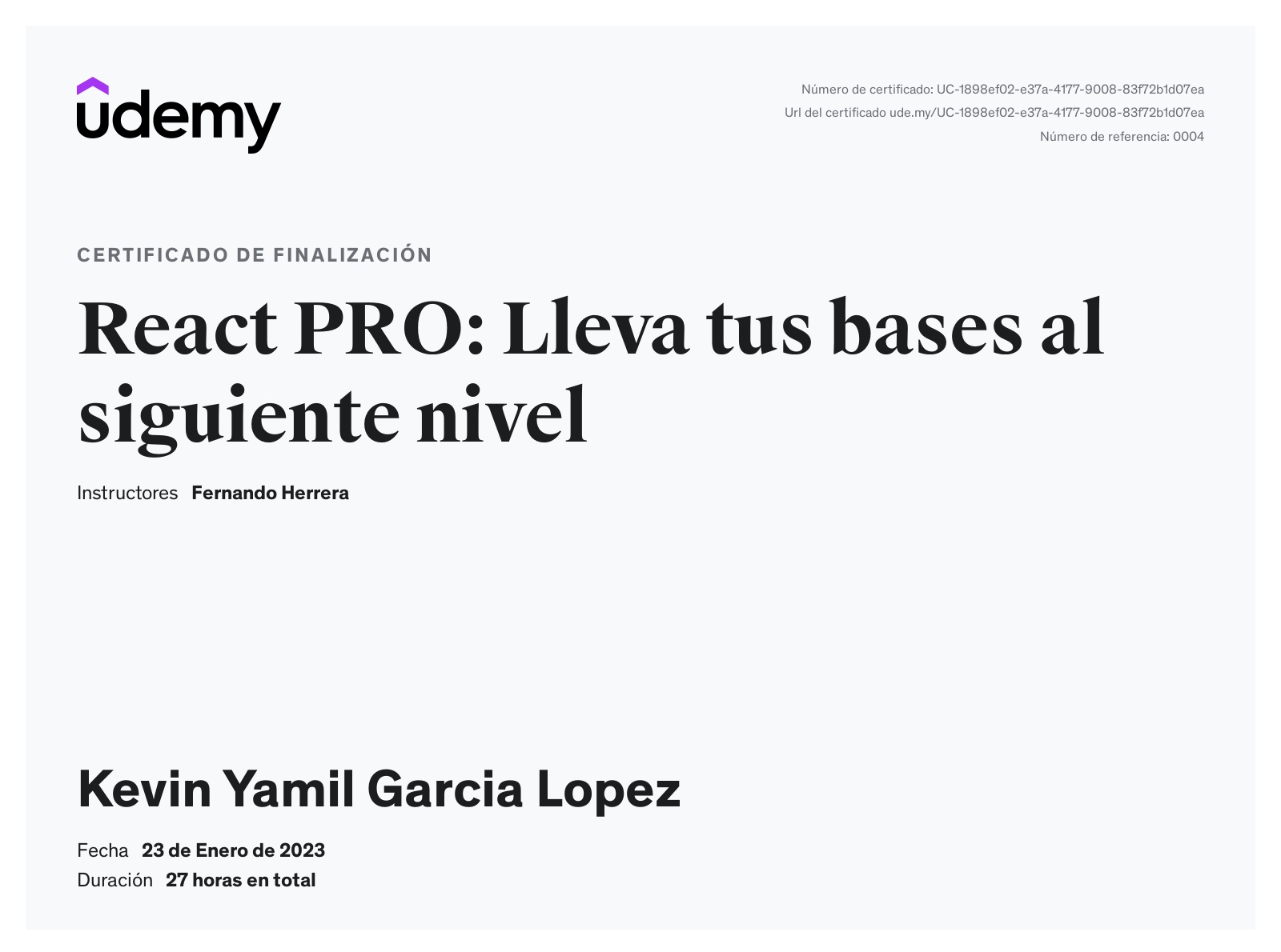 React PRO: Lleva tus bases al siguiente nivel