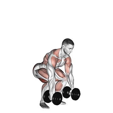 dumbbell clean