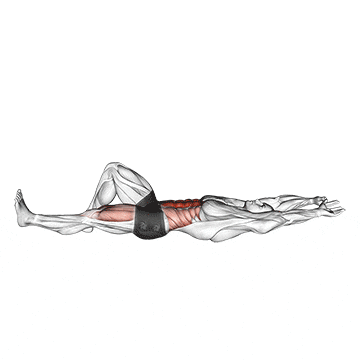 flexion leg sit up (bent knee) demonstration