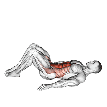 hip raise (bent knee) demonstration