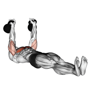 kettlebell alternating press on floor
