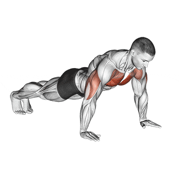 push-up demonstration