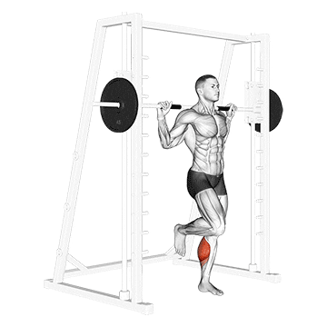 smith one leg floor calf raise demonstration