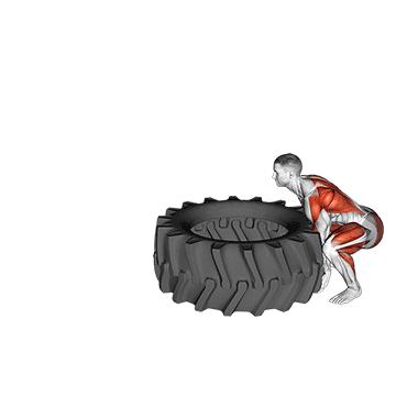 tire flip demonstration