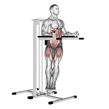 twisted leg raise demonstration