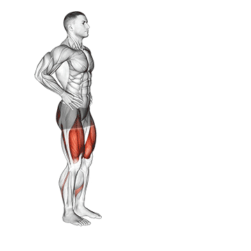 forward lunge (male) demonstration