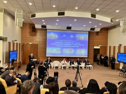 Руководители профильных отделов Вологодской епархии приняли участие в обсуждении исторических традиций и современных аспектов соработничества Церкви, государства и армии