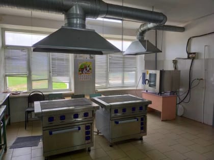 В Огарковской школе обновлен пищеблок