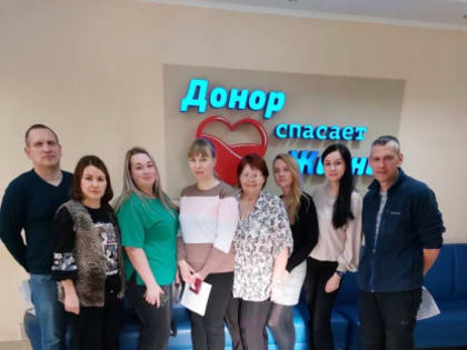 Специалисты Департамента приняли участие в сдаче крови в Вологодской областной станции переливания крови №1