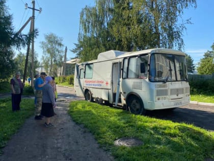 Выезд мобильного передвижного  комплекса 01 и 04 августа 2023г