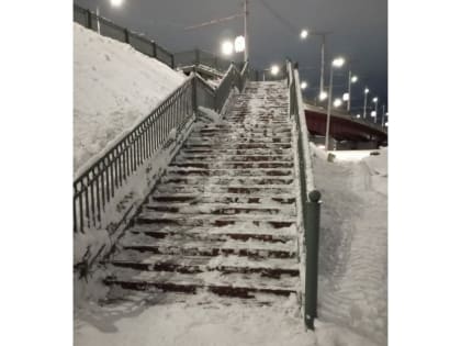 В Вологде открыли лестничный сход с моста 800-летия