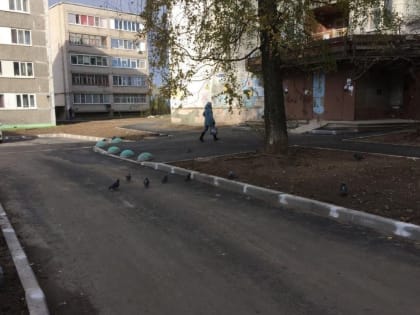 Благоустройство дворов в Череповце продолжается