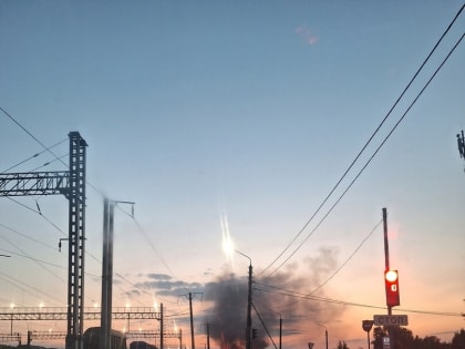 В Вологодской области серьезный пожар, который ликвидируют прямо сейчас