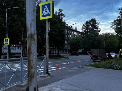 В Череповце на Московском проспекте сбили ребенка на велосипеде