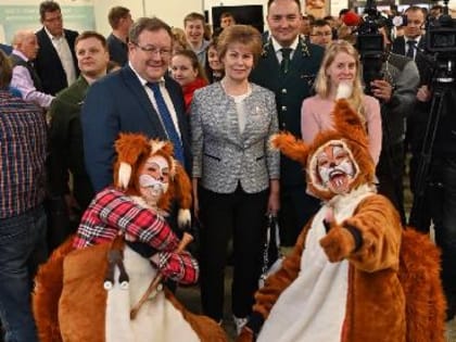 Торжественная церемония открытия Международной выставки «Российский лес»