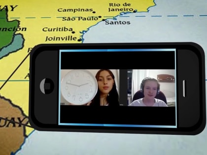 Школьники из Череповца сняли ролик с жителями Уругвая и Австралии