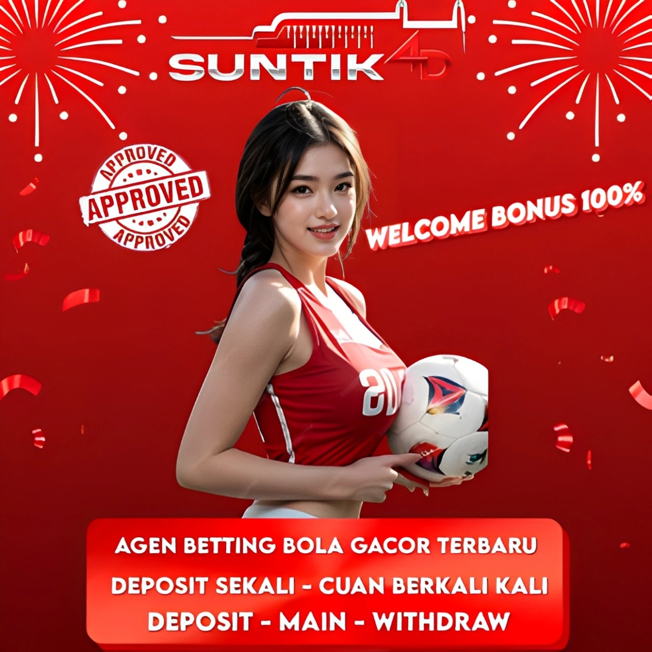 SUNTIK4D | Agen Taruhan Bola Paling Benefit Dan Terpercaya