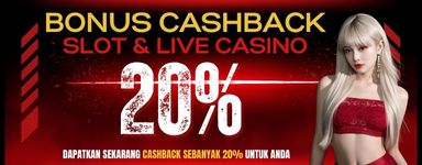 Cashback Slot Sebesar 20%