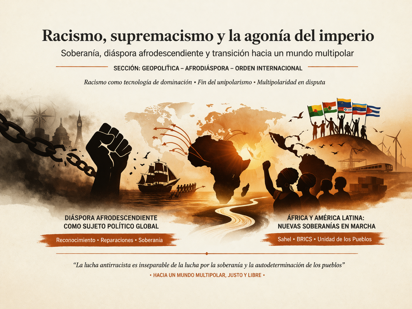Racismo, supremacismo y la agonía del imperio - Geopolítica afrodescendiente