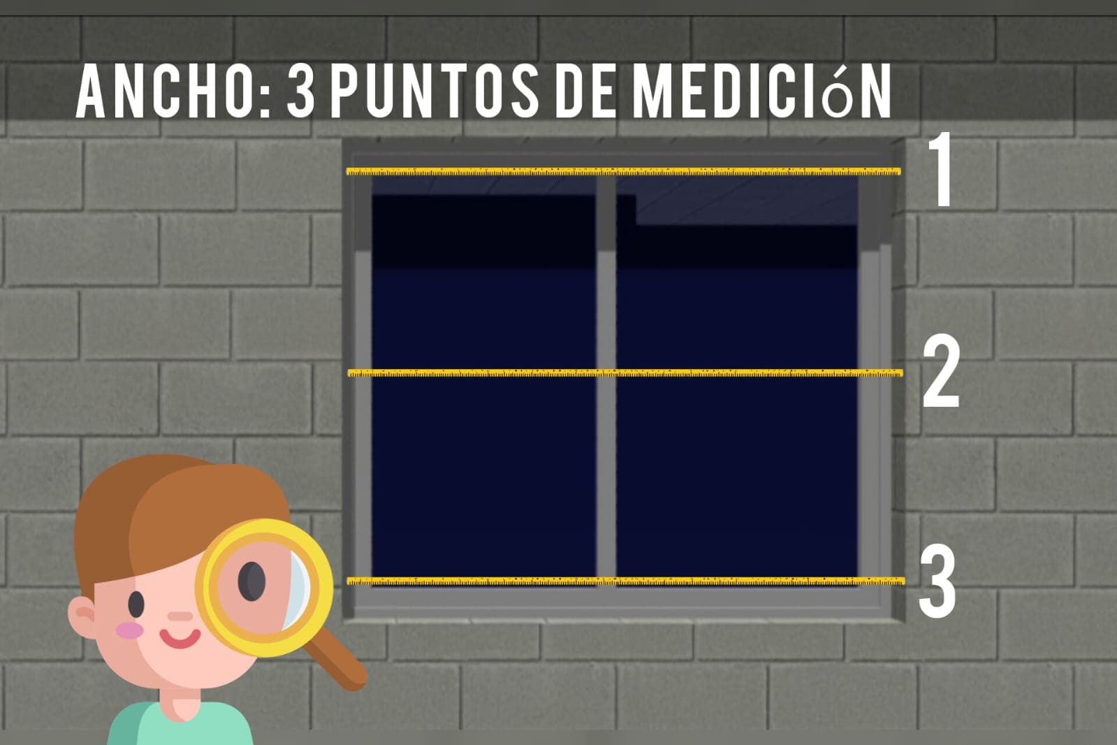 Ejemplo de hueco con reja moderna