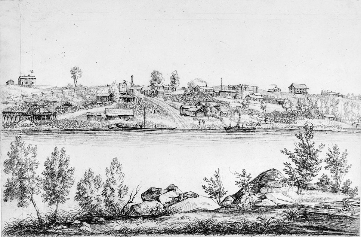 Krangruvans spelhjul 1840