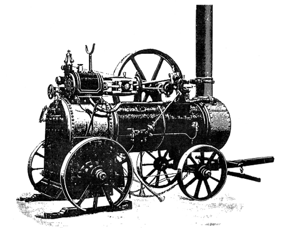 Getön: Ångmaskin och Lokomobil