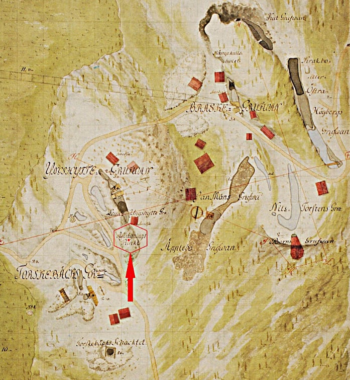 Avvägningspunkt för Högbergsfältet