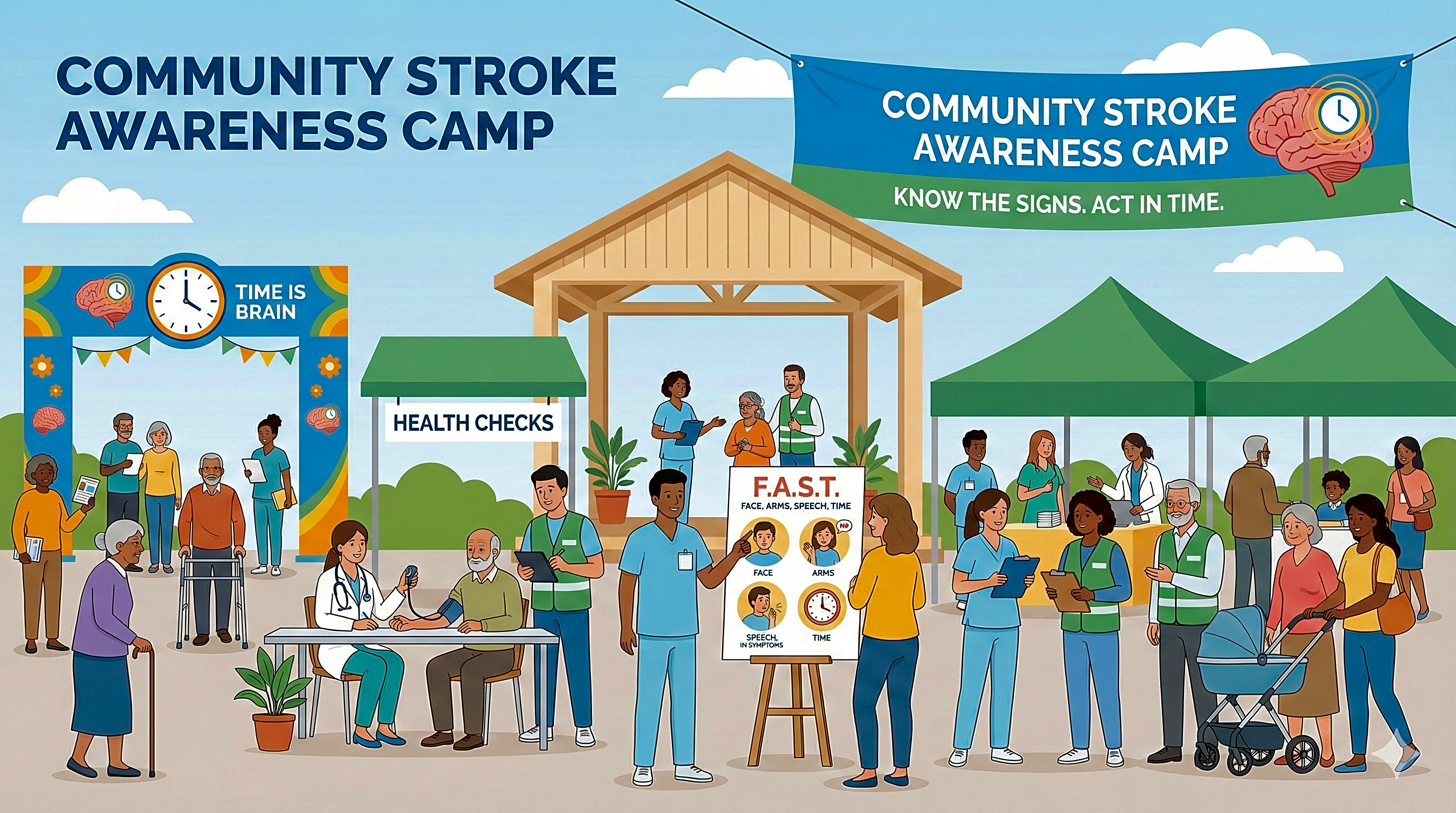 New Stroke Awareness Camp in Gomti Nagar