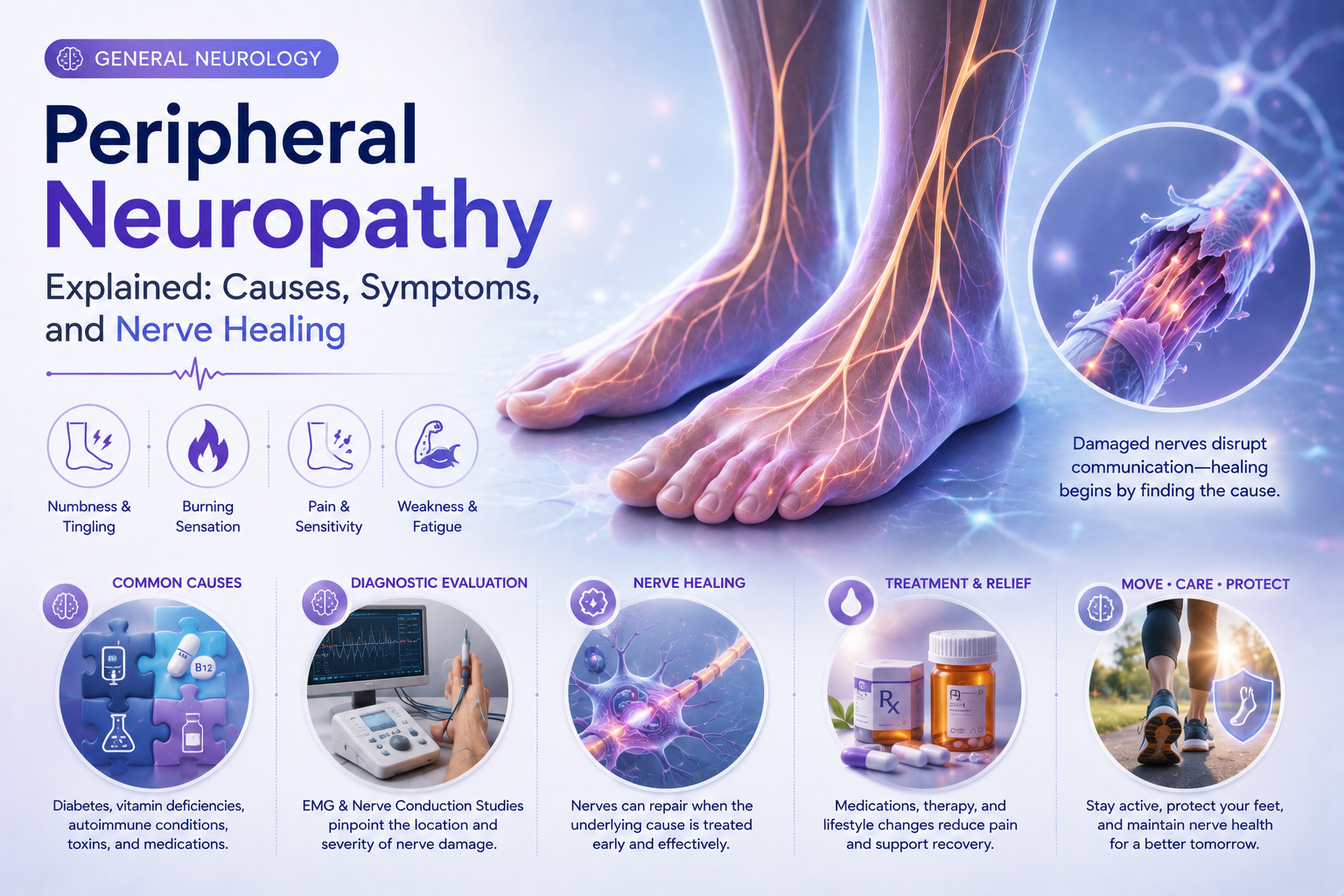 Peripheral Neuropathy Explained: Causes, Symptoms, and Nerve Healing