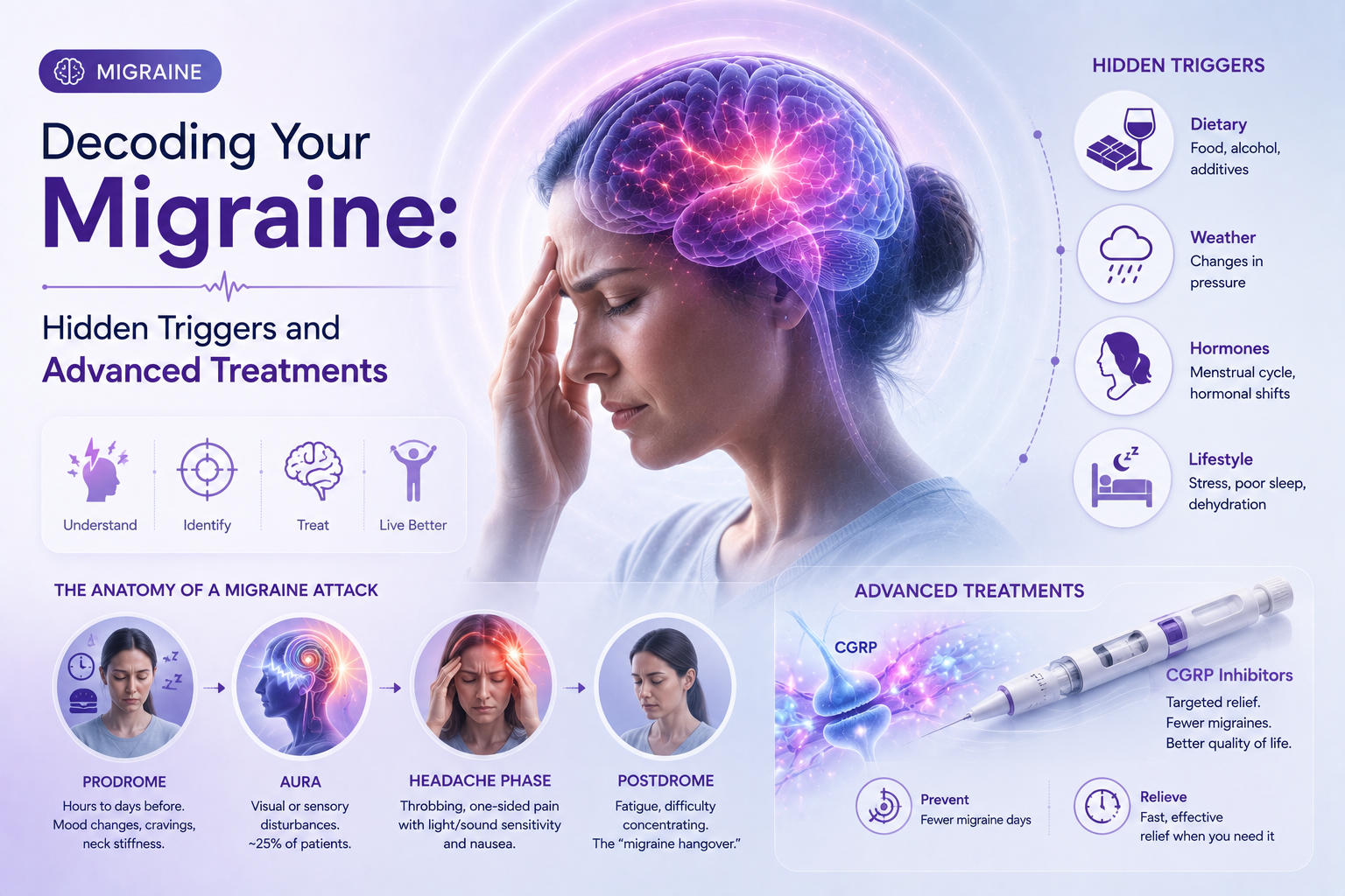 Decoding Your Migraine: Hidden Triggers and Advanced Treatments