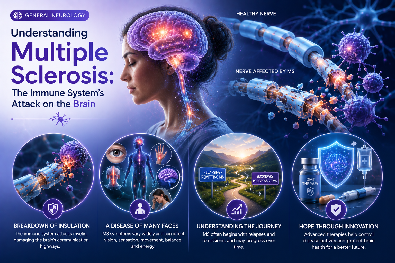 Understanding Multiple Sclerosis: The Immune System's Attack on the Brain