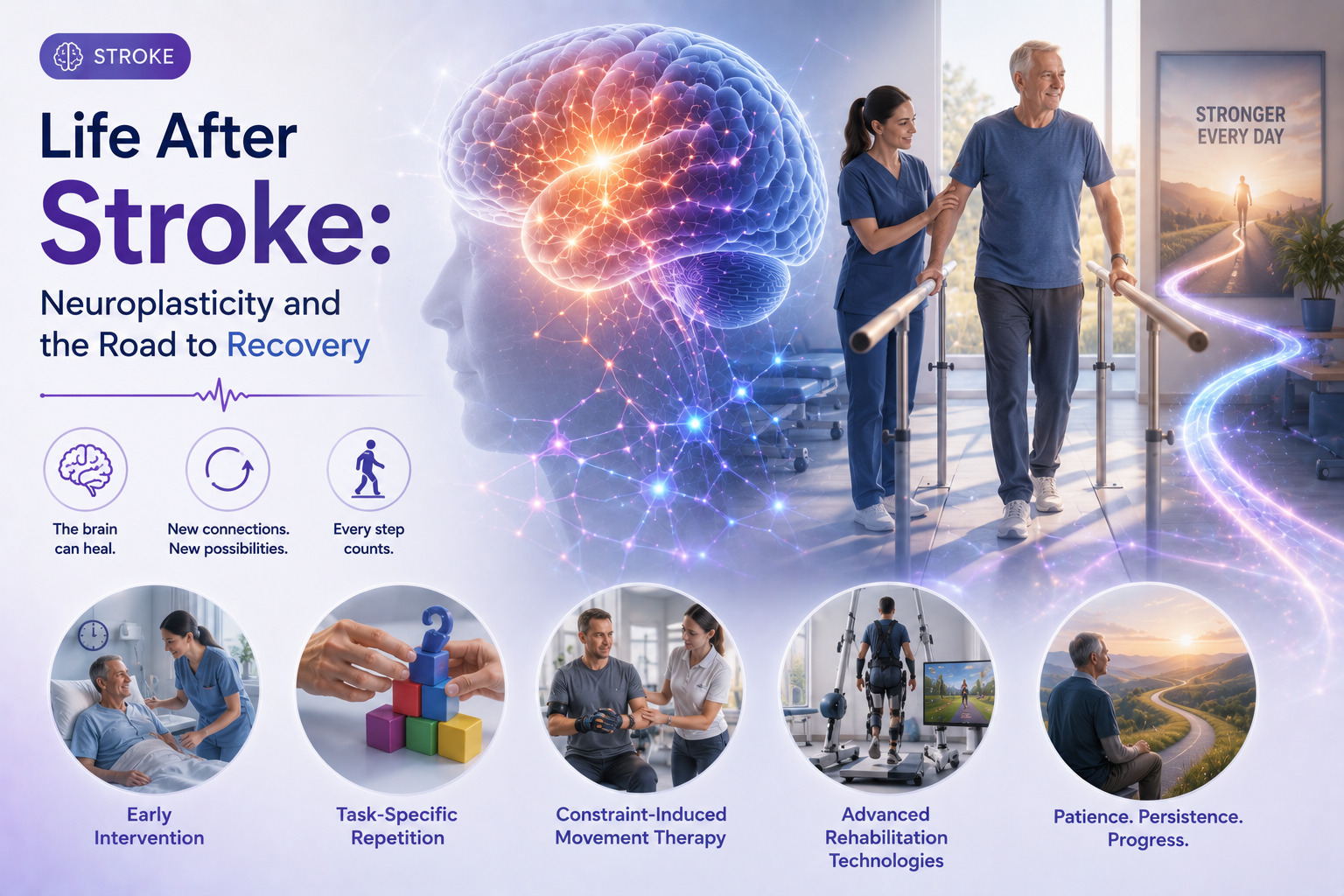 Life After Stroke: Neuroplasticity and the Road to Recovery