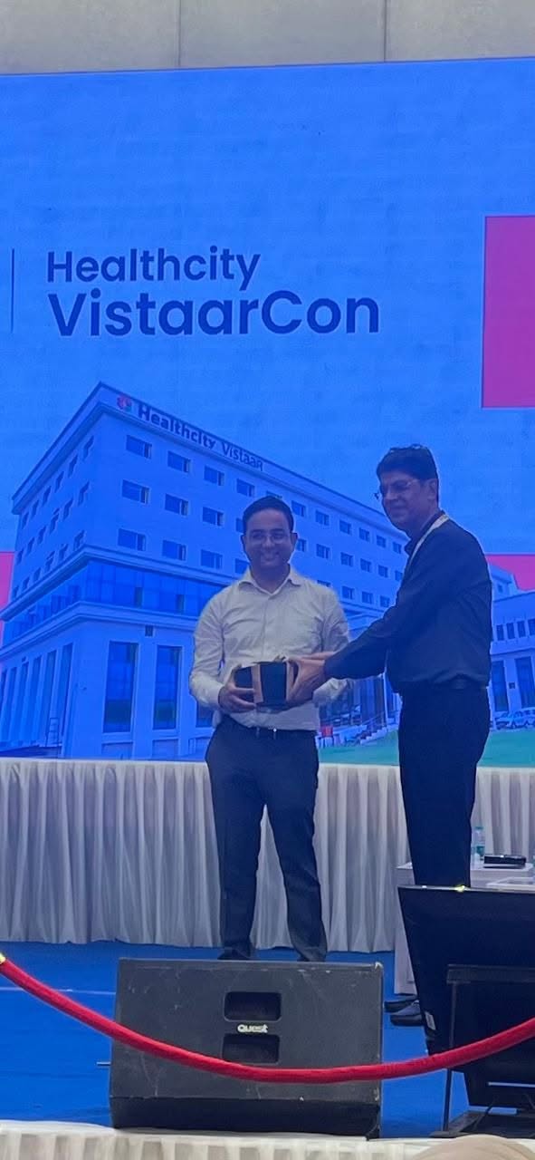 Dr. Ritwiz Bihari as a panelist at Healthcity VistaarCon 2026 during the 2nd Foundation Day Celebration of Healthcity Vistaar at Renaissance Lucknow