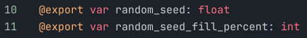 variables in gdscript