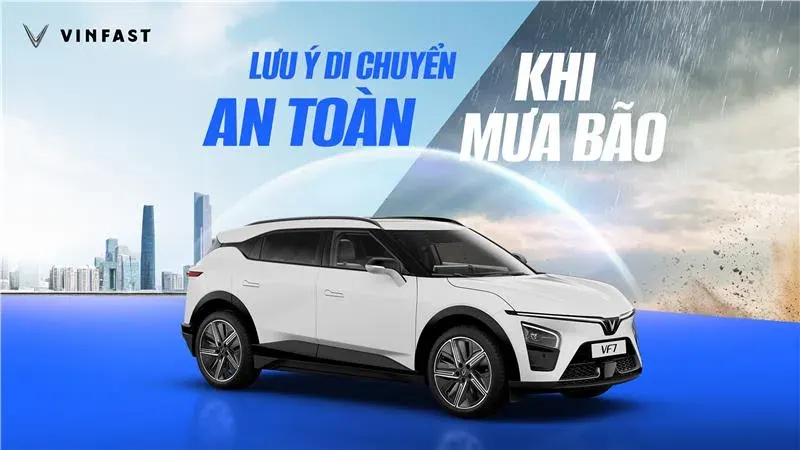 LƯU Ý DI CHUYỂN AN TOÀN KHI MƯA BÃO