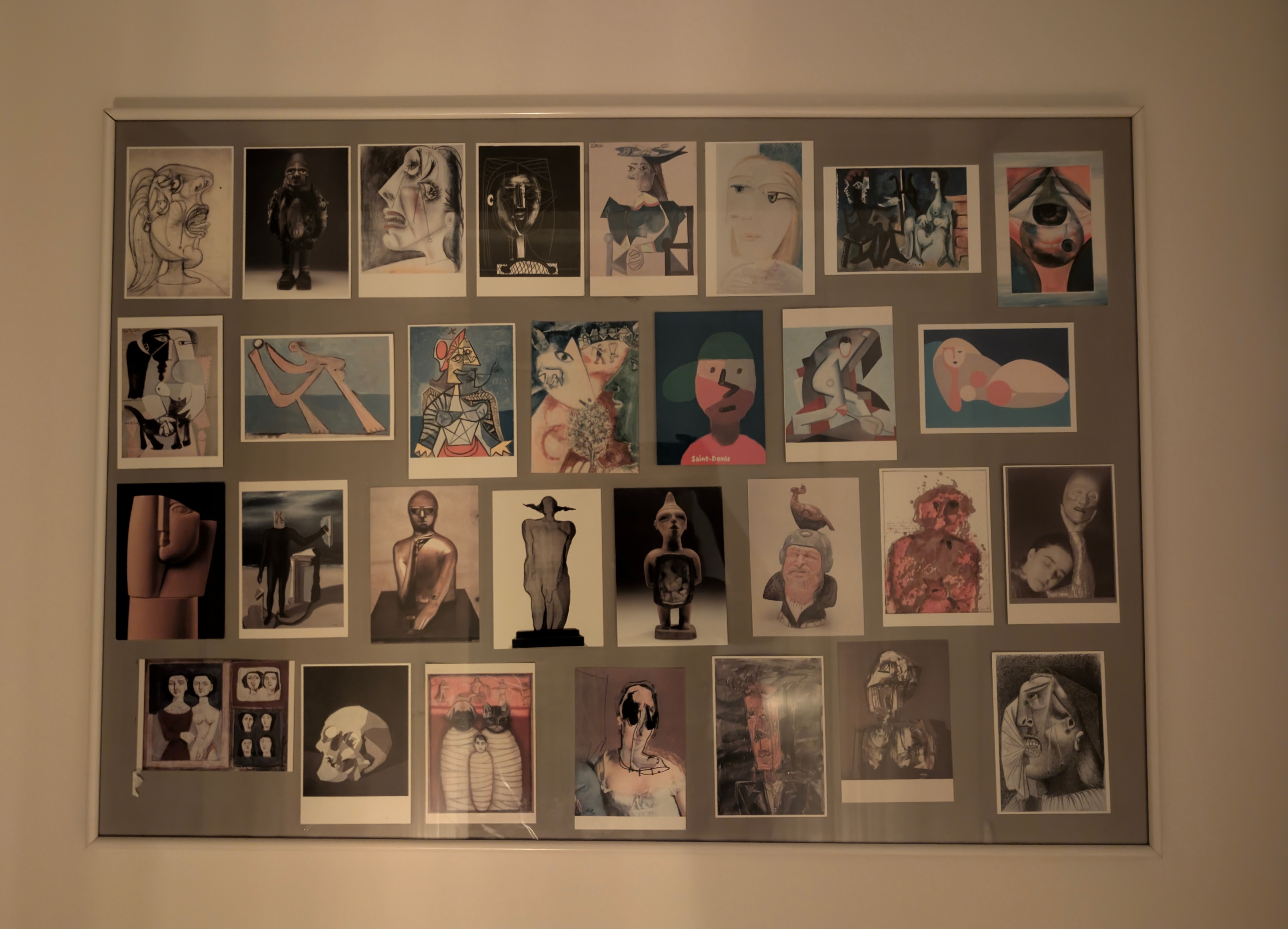 Art hanging on the wall