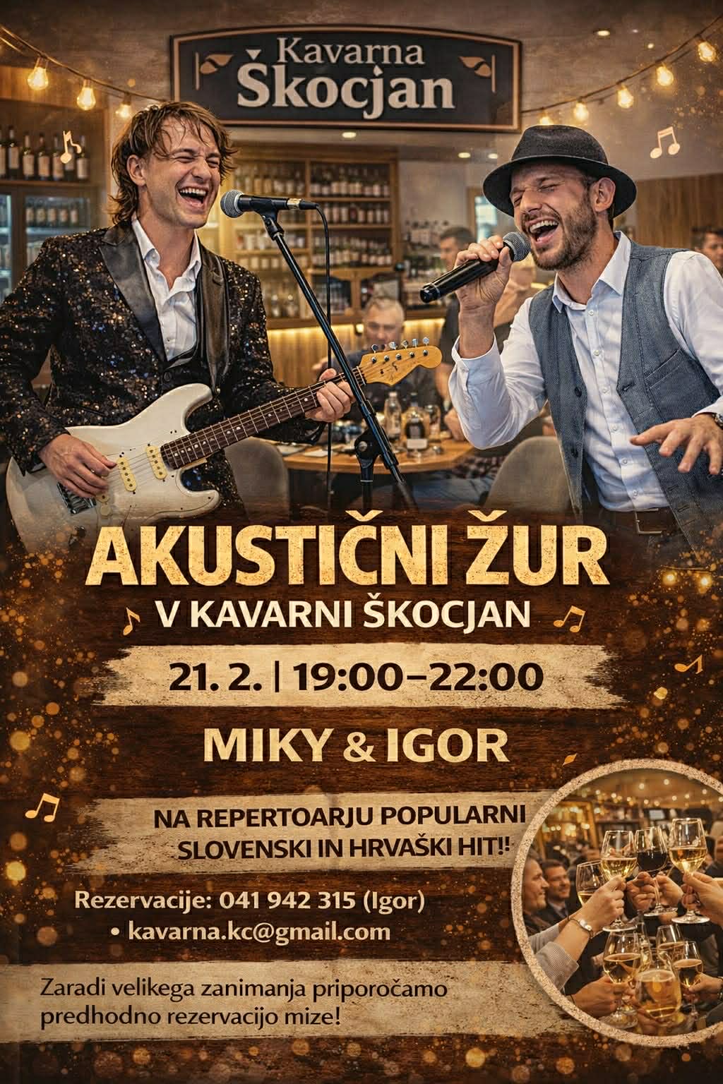 Dogodek v Kavarni Škocjan