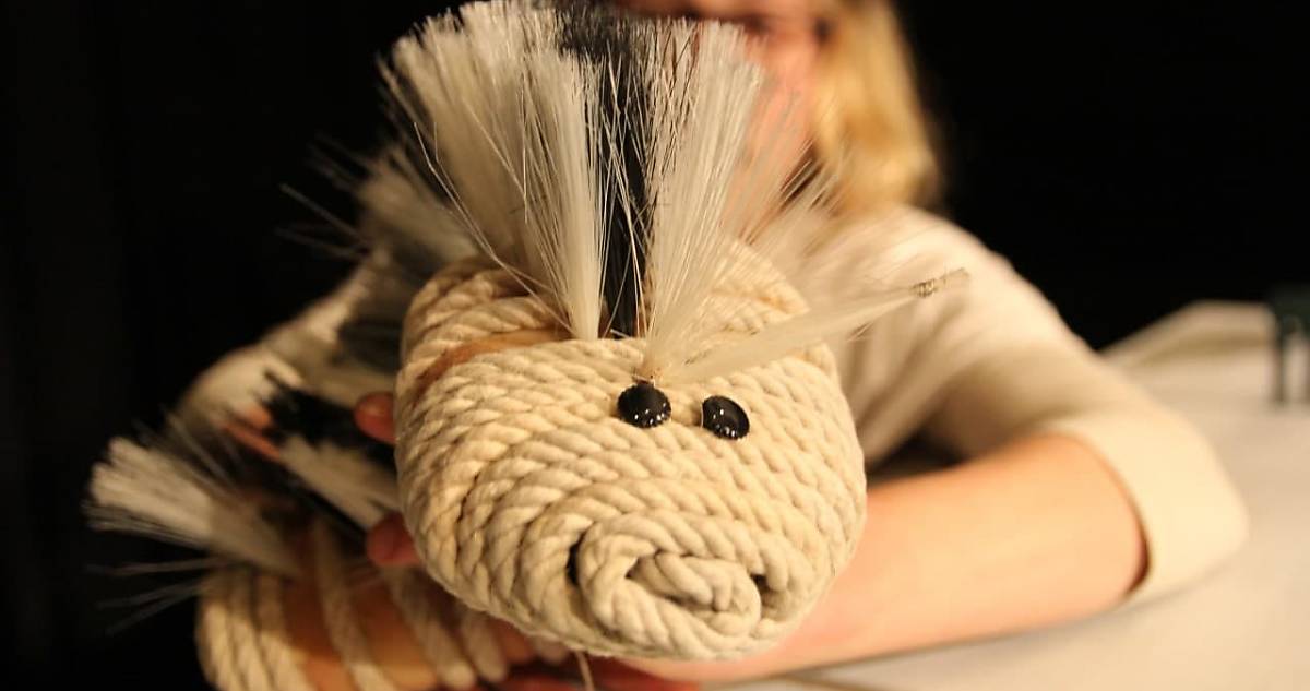 Tierpuppe aus dem Figurentheater Foto: Ilona Jentschke