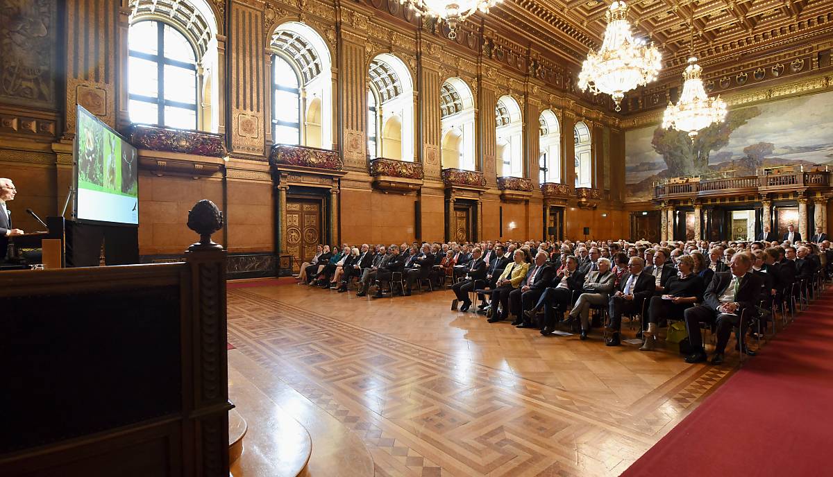 25 Jahre Deutsche Wildtier Stiftung im Großen Festsaal im Hamburger Rathaus - Foto: Michael Zapf / Deutsche Wildtier Stiftung