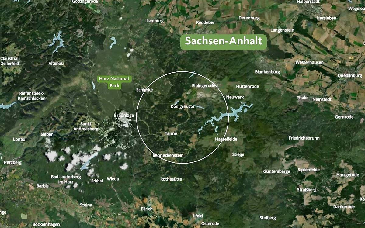 Untersuchungsgebiet Raum Königshütte