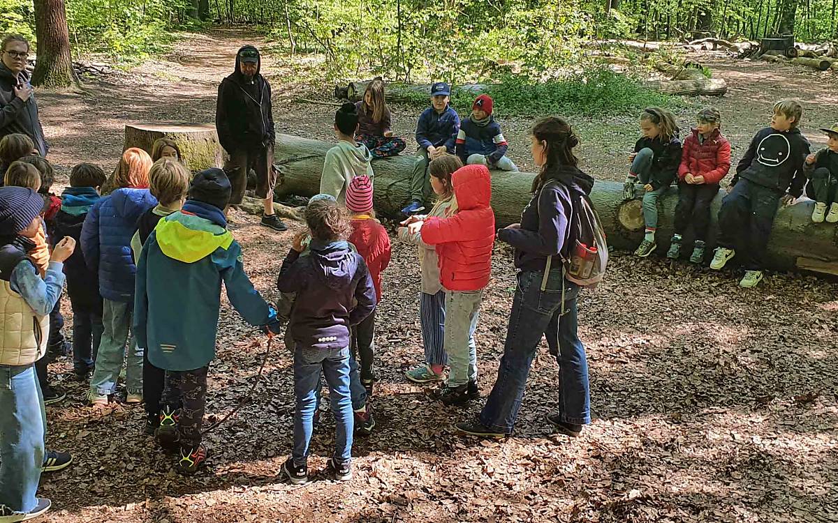 ... die Natur als Klassenzimmer aufsuchen.