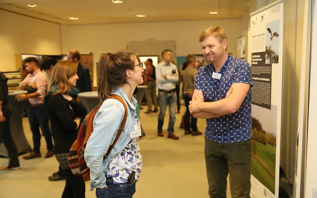 Die Projektregionen stellten ihre Arbeit in einer Postersession vor - Foto: DeWiSt / Mo Camara