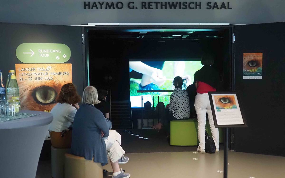 Großes Kino: Im Haymo G. Rethwisch Saal finden der Naturfilm-Mittwoch und andere Veranstaltungen statt.