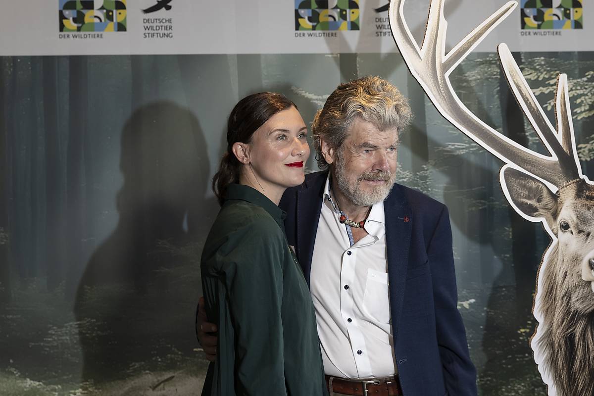 Reinhold und Diane Messner in der Botschaft der Wildtiere