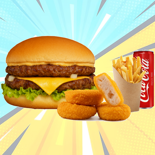 B.14 Geant burger + 4 nuggets