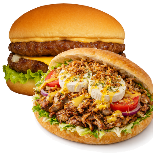 XL.4 Sandwich Big Chèvre Miel + Geant Burger 